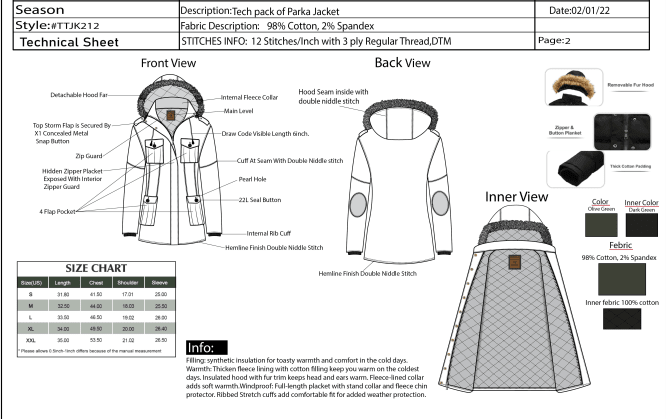 how to create a tech pack